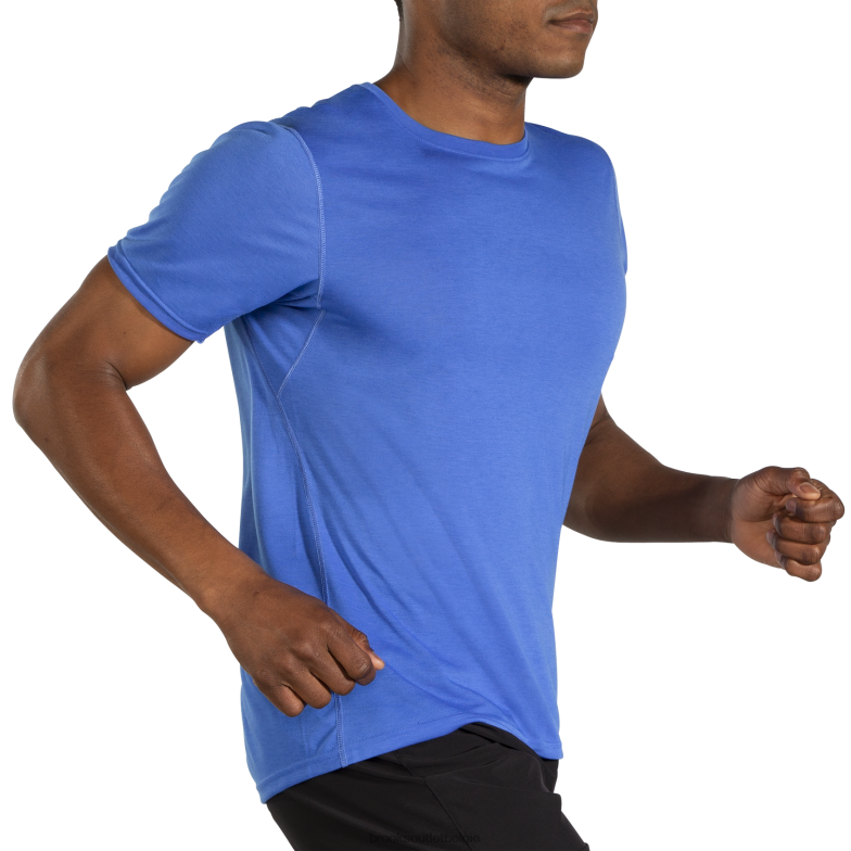 V8D8N609 afstand korte mouw blauwachtig Brooks