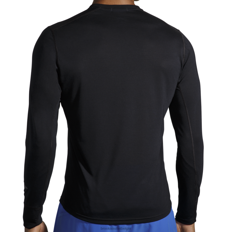 V8D8N696 afstand grafische lange mouw zwart Brooks
