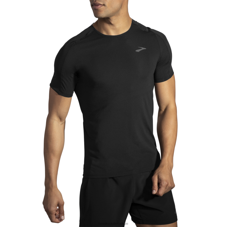 V8D8N777 sfeer korte mouw zwart Brooks