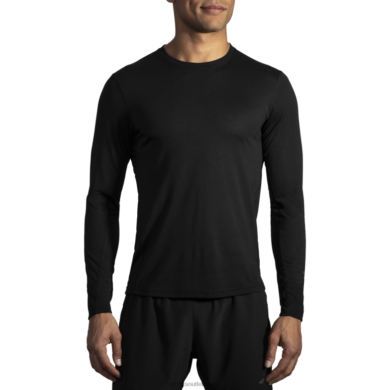 V8D8N791 afstand lange mouw zwart Brooks