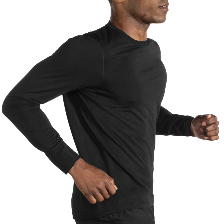 V8D8N791 afstand lange mouw zwart Brooks