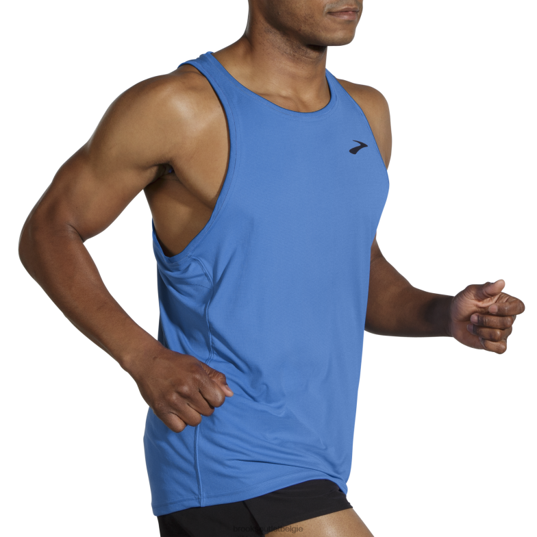 V8D8N380 sfeer singlet blauw Brooks