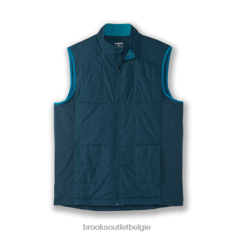 V8D8N1290 schild hybride vest blauw Brooks