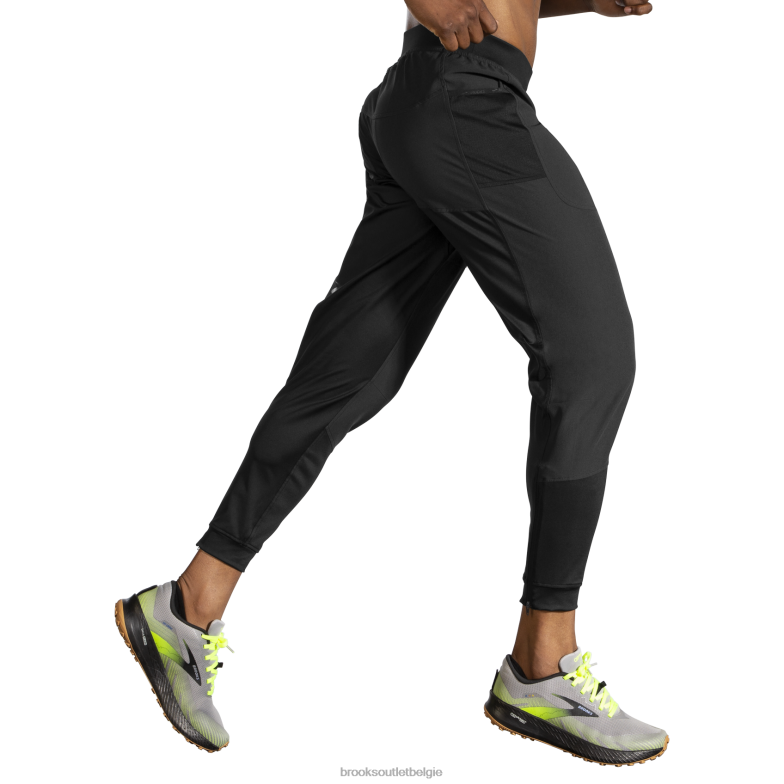 V8D8N1386 hybride broek wisselen zwart Brooks