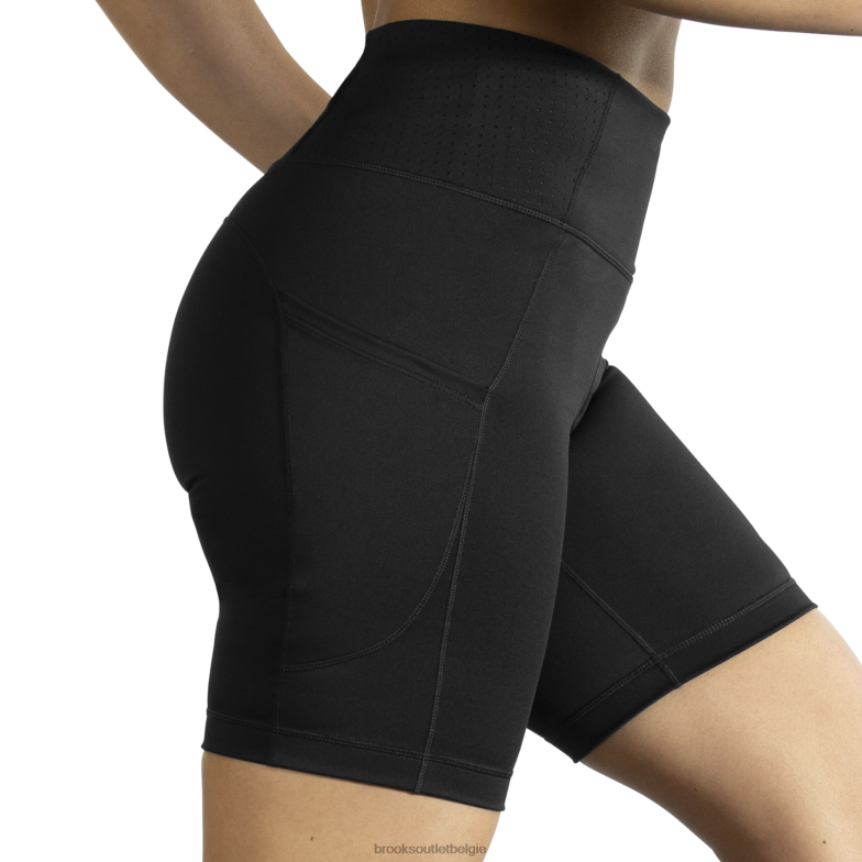 V8D8N1377 methode 8'' kort strak zwart Brooks