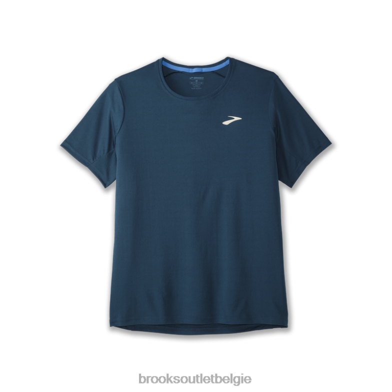 V8D8N1044 sfeer korte mouw indigo haast Brooks