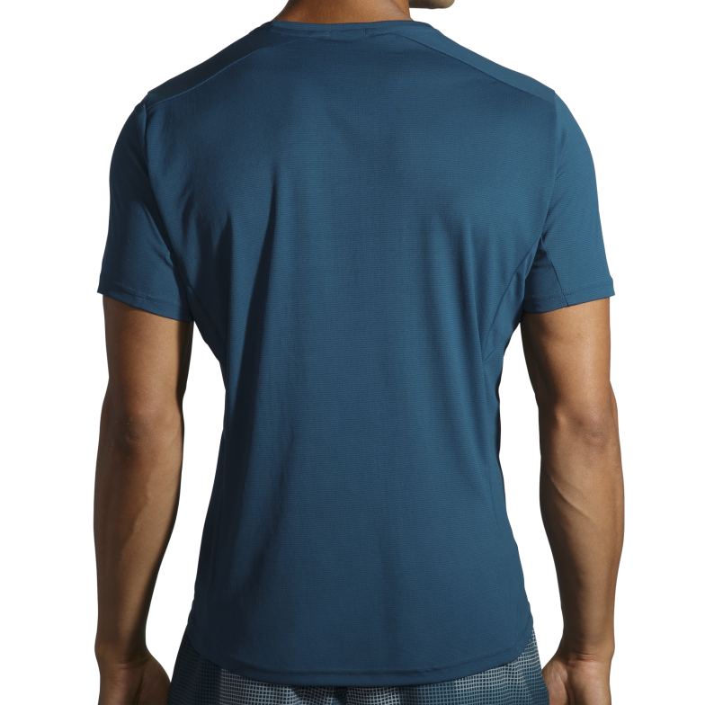 V8D8N1044 sfeer korte mouw indigo haast Brooks