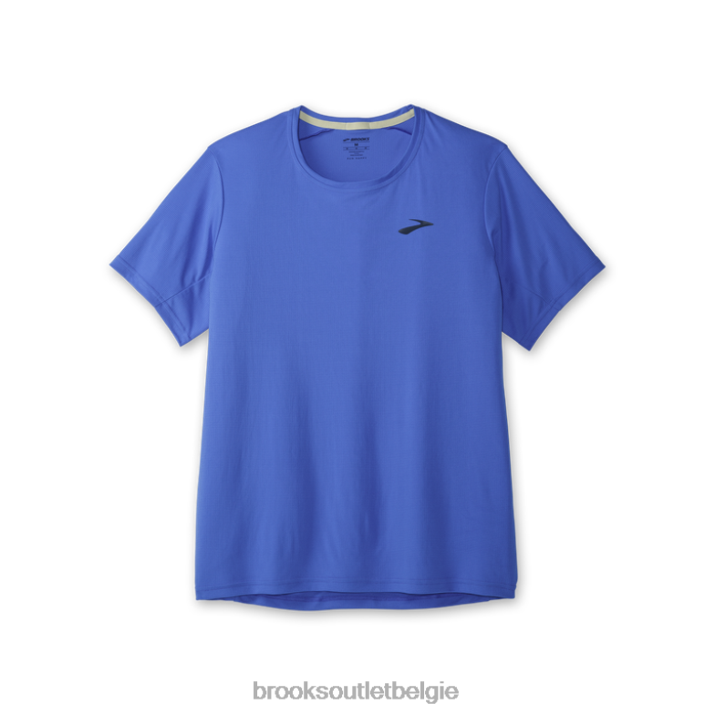 V8D8N1045 sfeer korte mouw blauwachtig Brooks