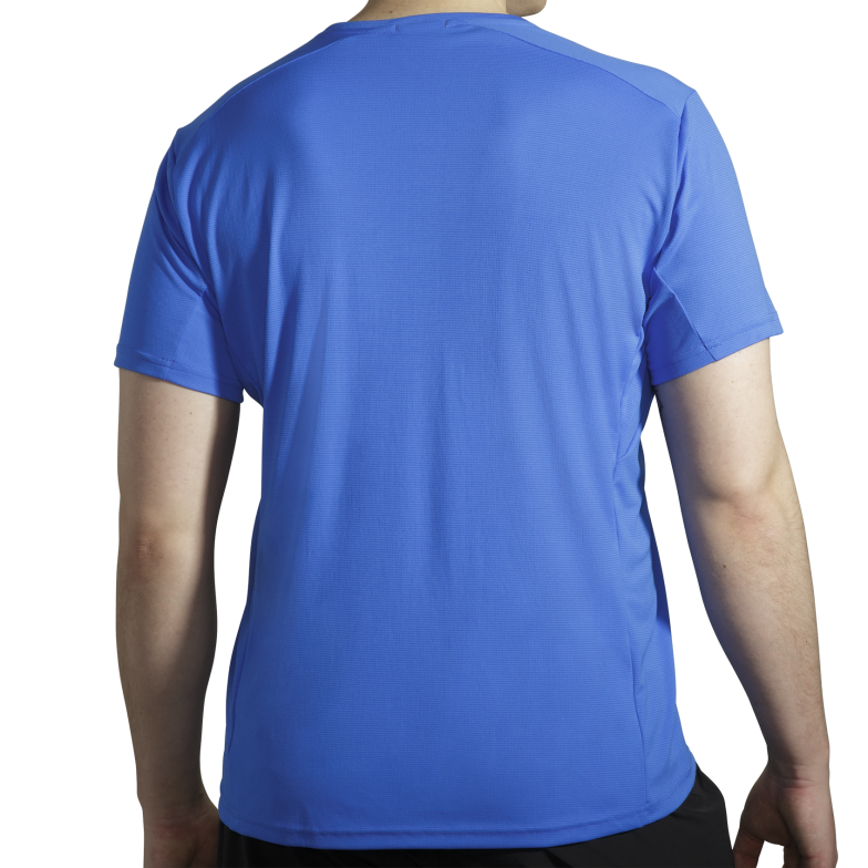 V8D8N1045 sfeer korte mouw blauwachtig Brooks