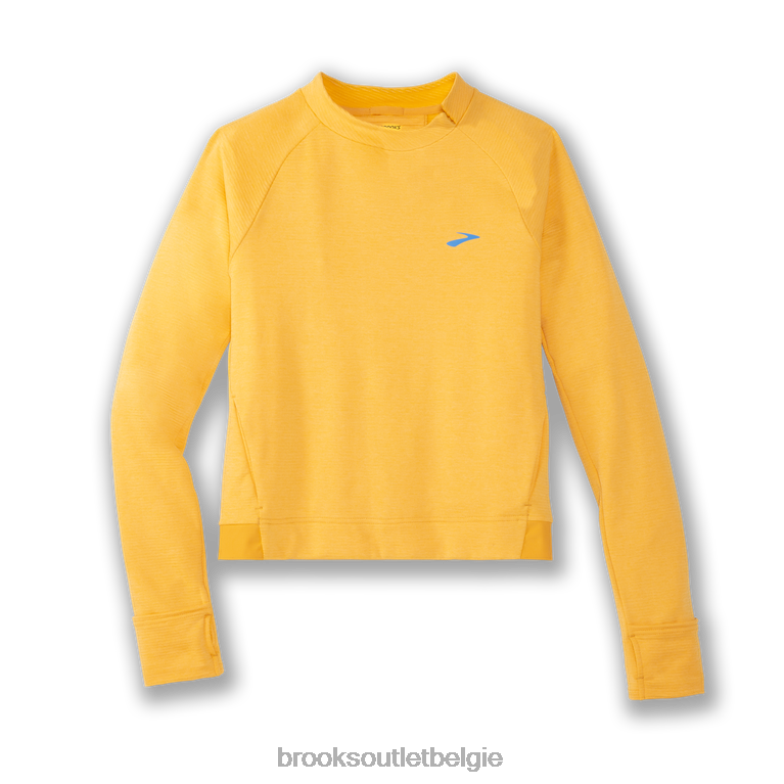 V8D8N1284 inkeping thermische lange mouw saffraan Brooks