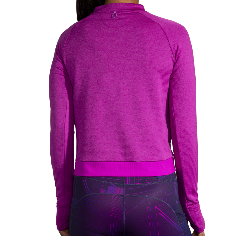 V8D8N1285 inkeping thermische lange mouw magenta Brooks