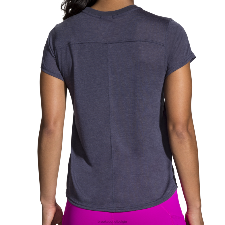 V8D8N1368 afstand grafische korte mouw marine Brooks