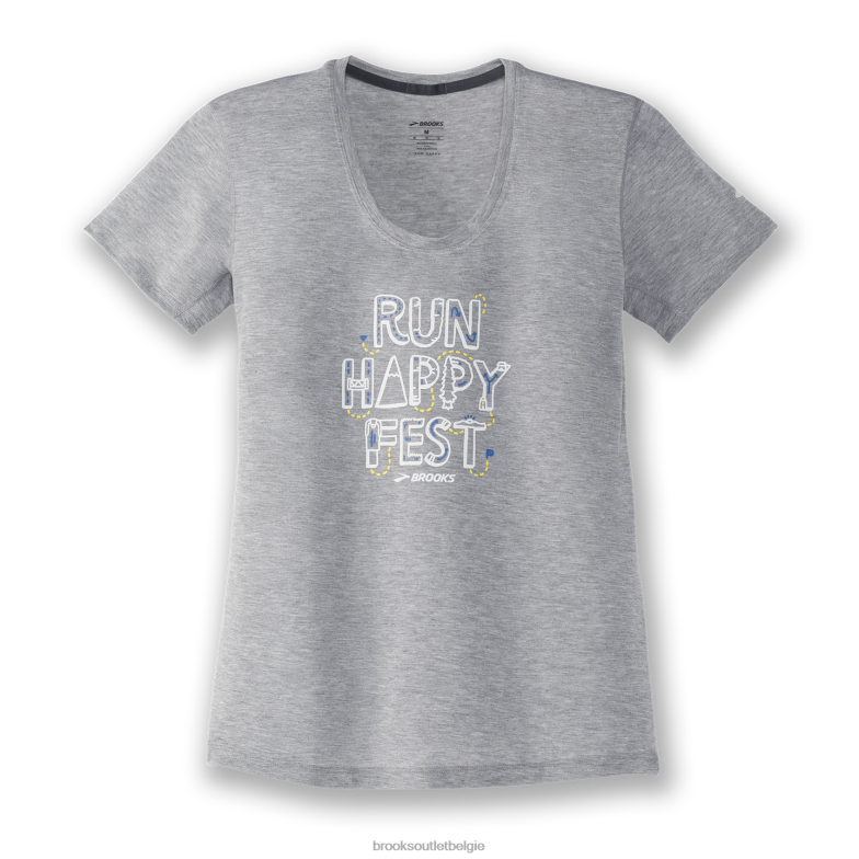 V8D8N641 rhf afstand grafisch T-shirt as Brooks