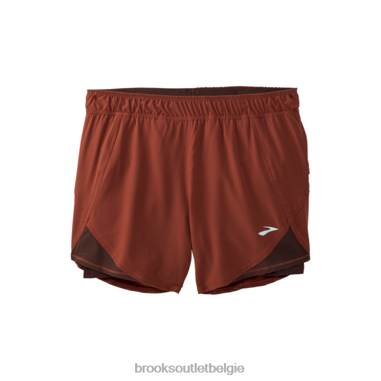 V8D8N1046 jager 5'' 2-in-1 kort koper Brooks