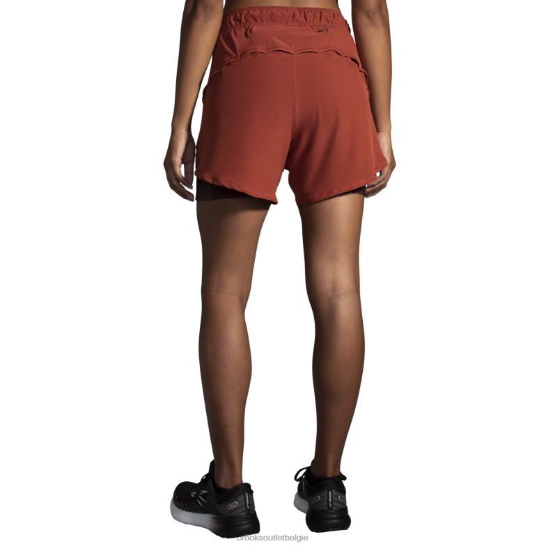 V8D8N1046 jager 5'' 2-in-1 kort koper Brooks