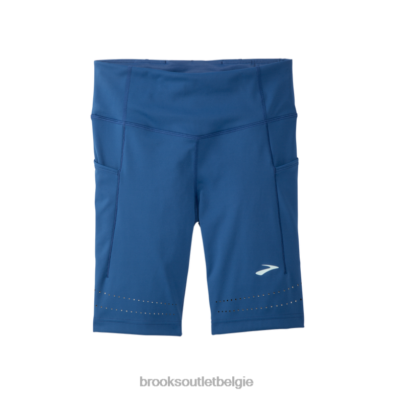 V8D8N1093 methode 8'' kort strak blauw Brooks