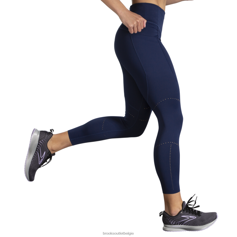 V8D8N1160 methode 7/8 strak marine Brooks