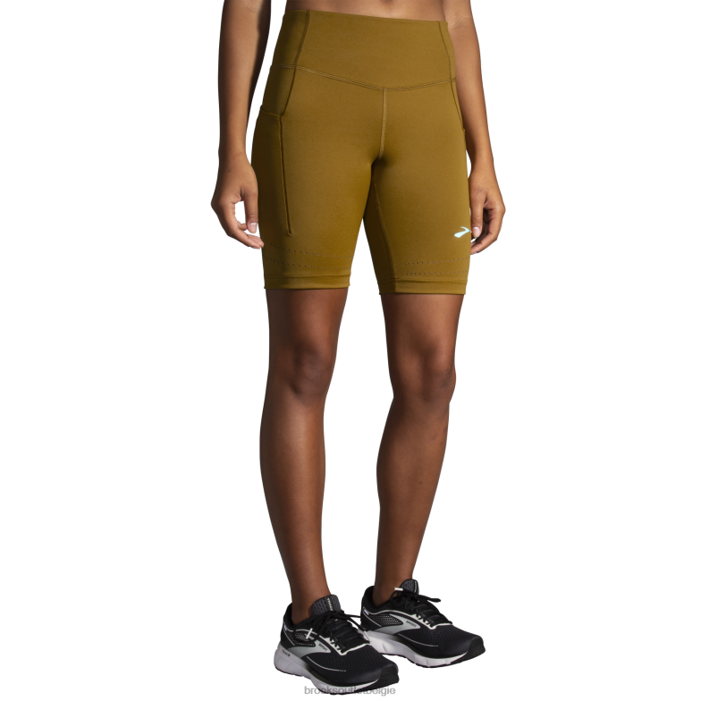 V8D8N327 methode 8 kort strak olijf Brooks