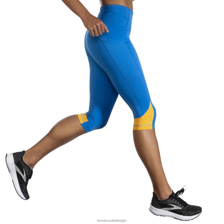 V8D8N770 methode 1/2 krop strak blauw Brooks