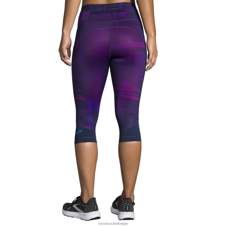 V8D8N772 methode 1/2 krop strak marine Brooks