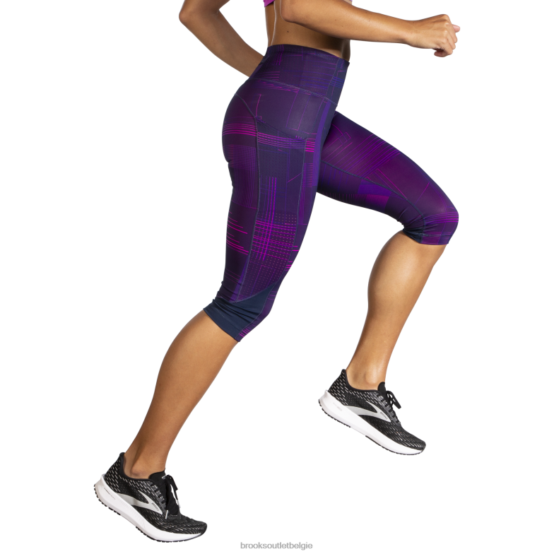 V8D8N772 methode 1/2 krop strak marine Brooks