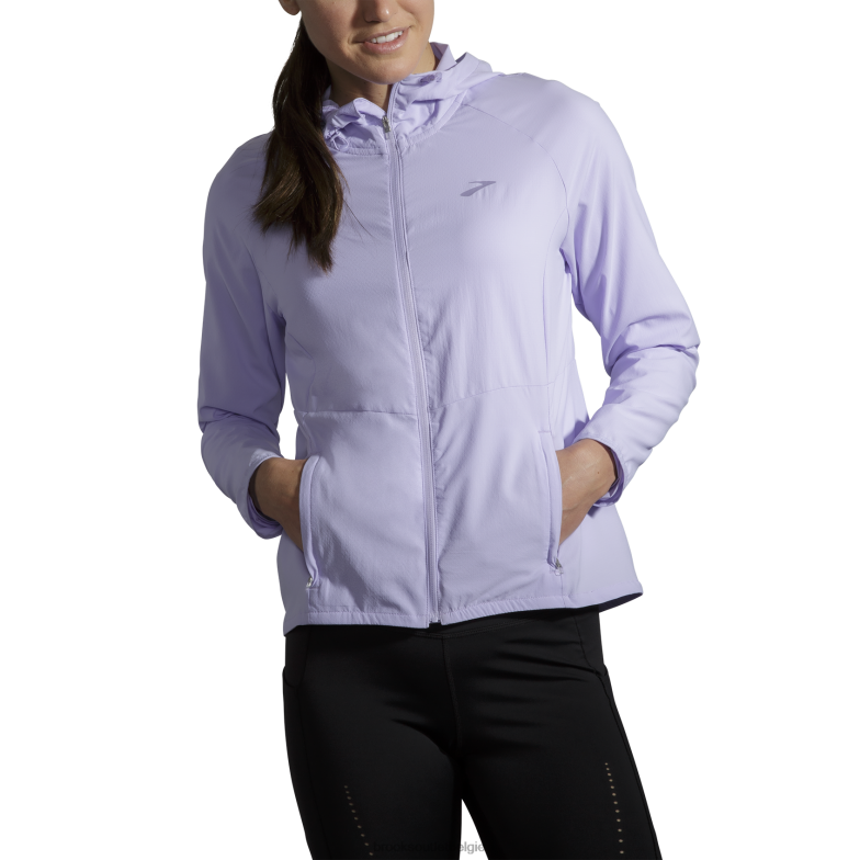 V8D8N1075 luifel jas paars Brooks