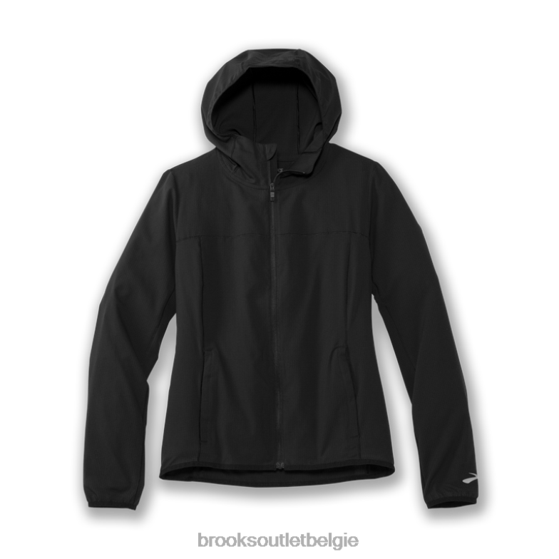 V8D8N1338 luifel jas zwart Brooks