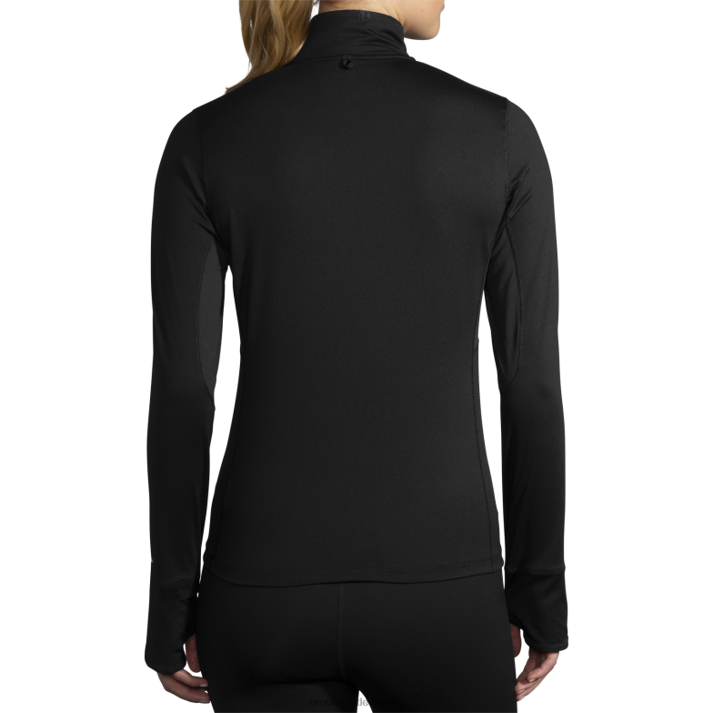 V8D8N368 streepjes 1/2 ritssluiting zwart Brooks