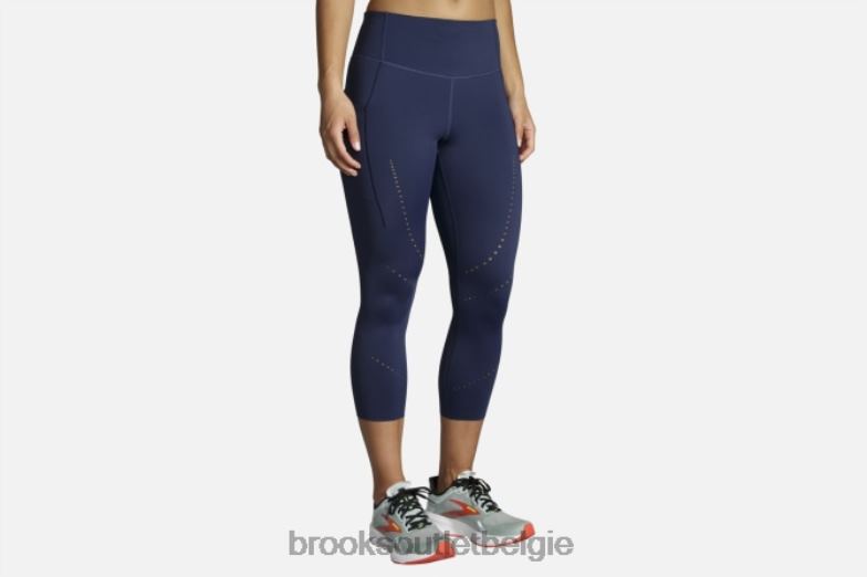 V8D8N1631 methode 3/4 strak marine Brooks