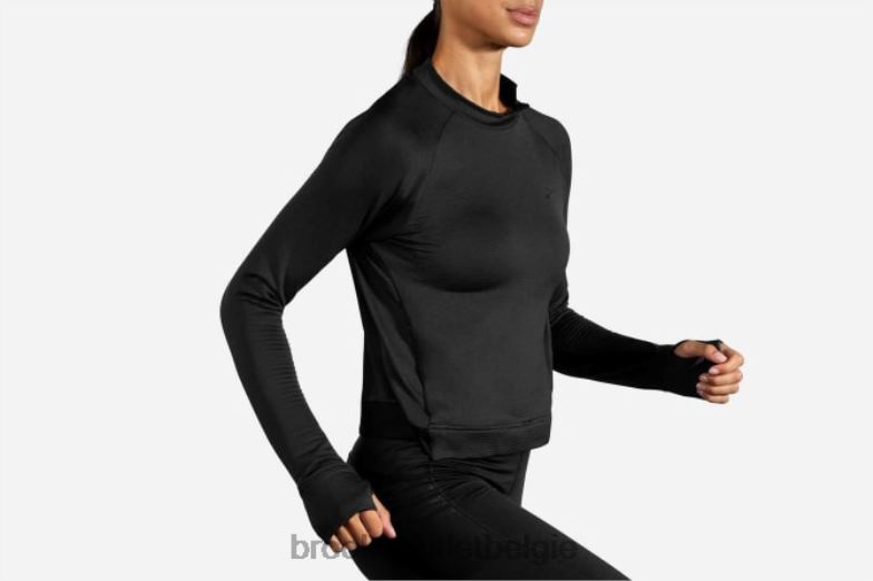 V8D8N1645 inkeping thermische lange mouw zwart Brooks