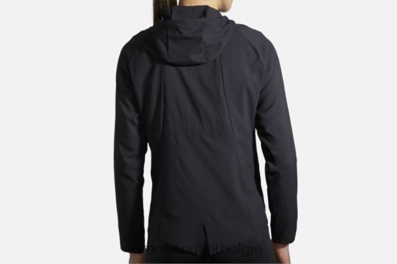 V8D8N1646 luifel jas zwart Brooks