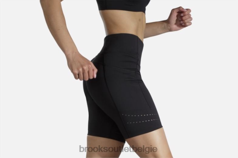 V8D8N1652 methode 8 kort strak zwart Brooks