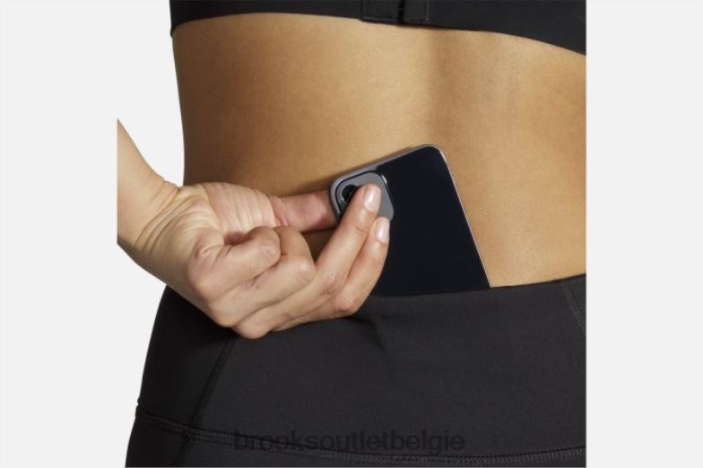 V8D8N1652 methode 8 kort strak zwart Brooks