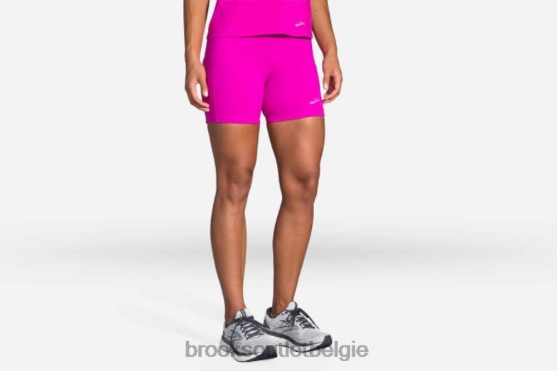 V8D8N1656 methode 5 kort strak magenta Brooks