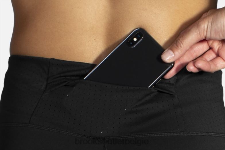 V8D8N1668 methode 8 kort strak zwart Brooks