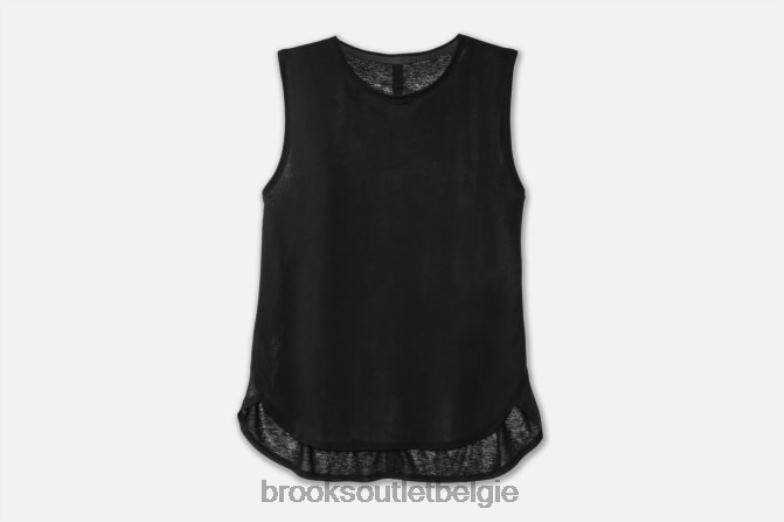 V8D8N1670 geest tank zwart Brooks