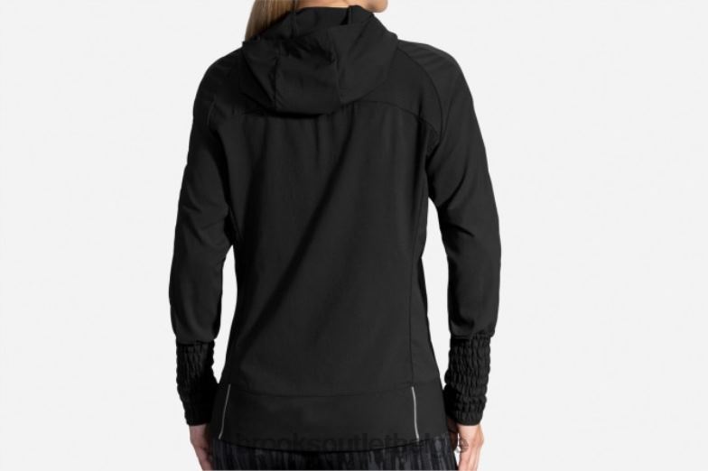 V8D8N1677 luifel jas zwart Brooks