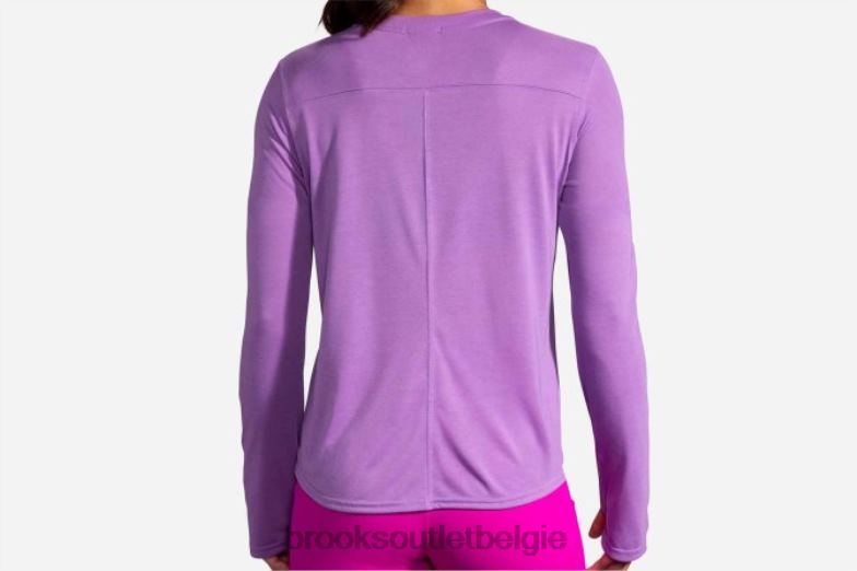 V8D8N1680 afstand grafische lange mouw heliotroop Brooks