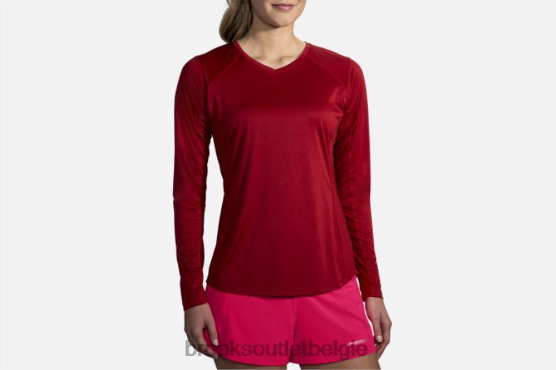 V8D8N1684 stealth-lange mouw biet Brooks