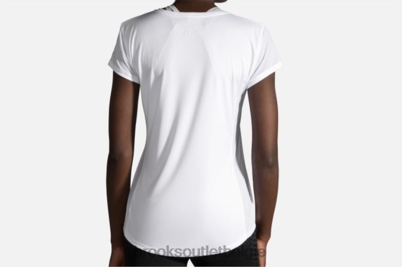 V8D8N1698 stealth korte mouw wit Brooks