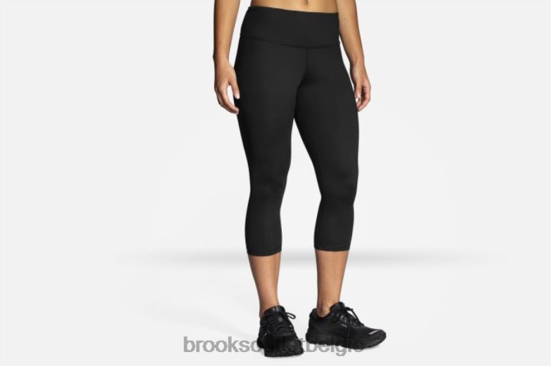 V8D8N1714 Greenlight essentiële capri zwart Brooks