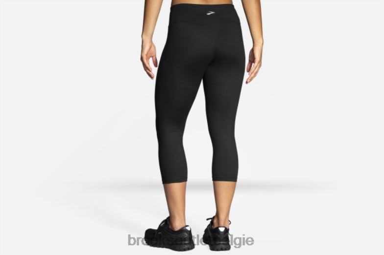 V8D8N1714 Greenlight essentiële capri zwart Brooks