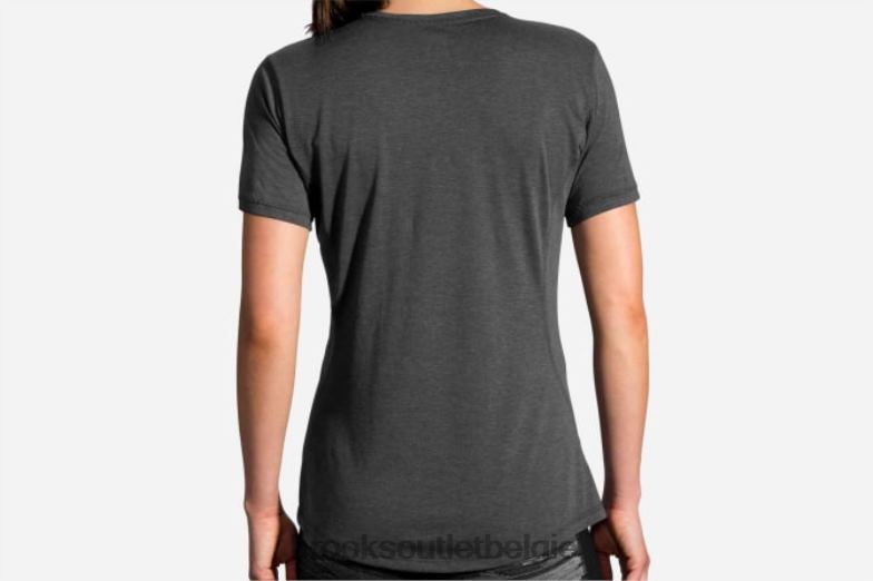 V8D8N1717 afstand korte mouw heide Brooks