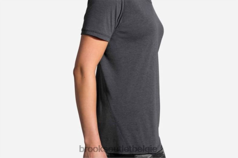 V8D8N1717 afstand korte mouw heide Brooks