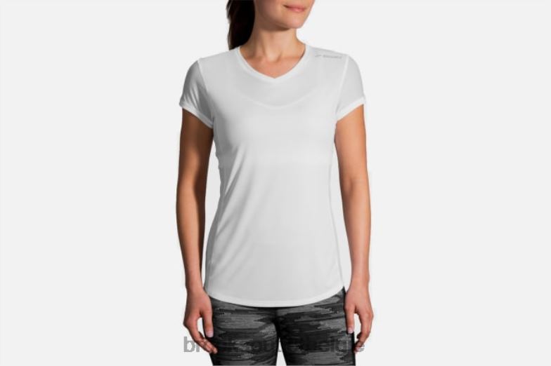 V8D8N1736 stealth korte mouw wit Brooks