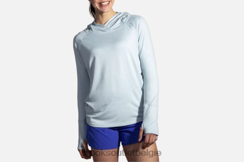 V8D8N1737 streepjes-hoodie heide Brooks