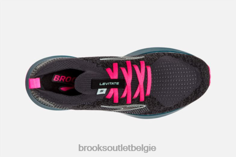 V8D8N1495 zweven stealthfit 5 zwart Brooks