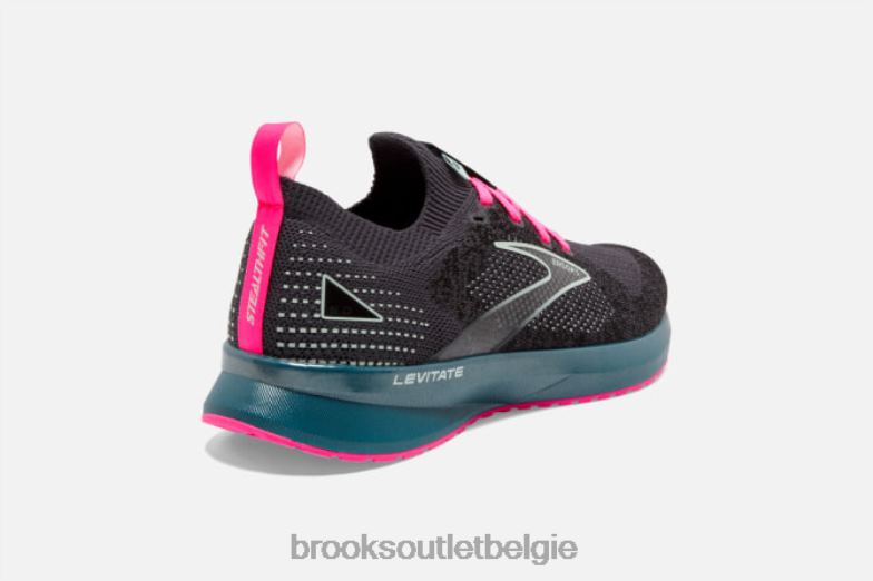 V8D8N1495 zweven stealthfit 5 zwart Brooks
