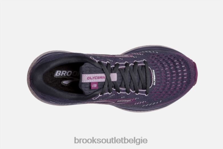 V8D8N1523 glycerine 19 paars Brooks