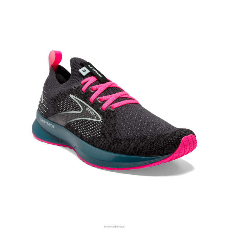 V8D8N114 zweven stealthfit 5 zwart Brooks